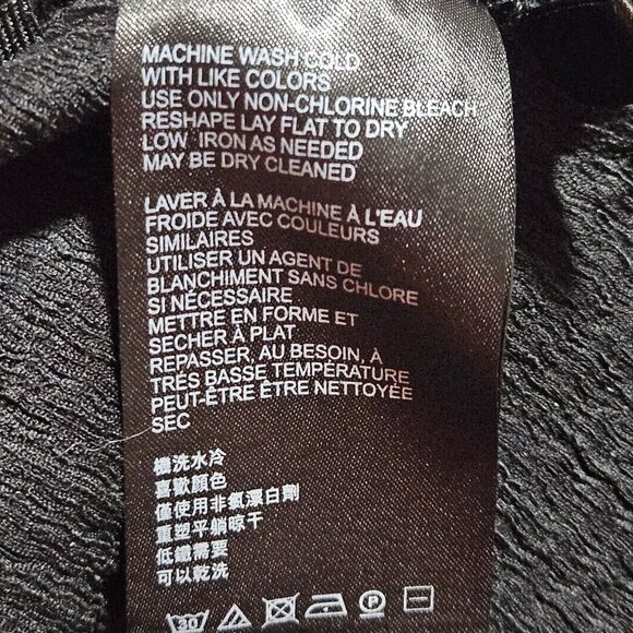 Anthropologie Black Textured Bell Sleeve Jumpsuit - Picture 9 of 14